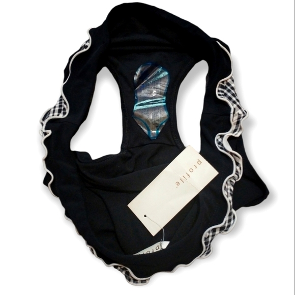 NWT Profile By Gottex Ruffle Bikini Bottoms sz 12 - Picture 3 of 4